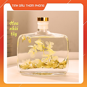 Nước Hoa Thơm Phòng Hoa Nhài Tây - Tạo Không Gian Thoái Mái Có Que Gỗ Lọ Tự Khuếch Tán 100ml