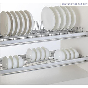 Giá bát đĩa cố định Tundo NCT8117 dạng nan bộ 2 tầng Boss