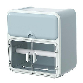 Toilet Paper Holder Storage Box Shelf Roll Paper Holder Waterproof Bathroom