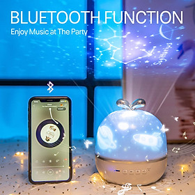 Mua Đèn Ngủ kiêm Đèn Chiếu Ngàn Sao 6 phong cách xoay tự động  tích hợp phát nhạc bằng Bluetooth nhiều hiệu ứng  sạc bằng USB