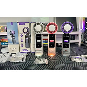 Quạt Cầm Tay Mini Sò Lạnh 6000mAh, Quạt Tích Điện Làm Mát Nhanh, Gấp Gọn, Nhiều Tốc Độ Gió, Tặng Dây Đeo - HÀNG CHÍNH HÃNG MINIIN