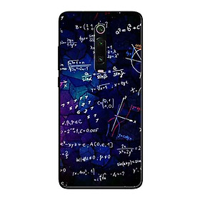 Ốp Lưng in cho Xiaomi Redmi K20 Pro Mẫu Họa Tiết Số Học - Hàng Chính Hãng