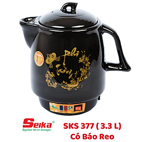 Siêu sắc thuốc tự động bằng điện Seika 3.3L - SKS377 (Gốm sứ Bát Tràng) hàng chính hãng