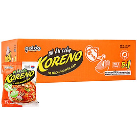 Thùng 30 gói mì ăn liền koreno vị kim chi 75g
