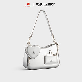 Túi Yuumy ( Thời trang nữ kèm phụ kiện xinh xắn size 24 - Túi đeo chéo da Glossy YN295 )