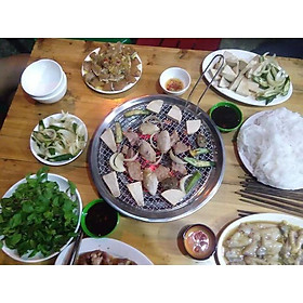 Mua Bếp nướng than hoa âm bàn ĐK dùng cho quán có không gian thoáng hoặc vỉa hè