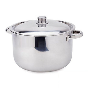 Nồi Luộc Gà Inox Loại To Size 30cm Dùng Mọi Bếp - Hàng Chính Hãng