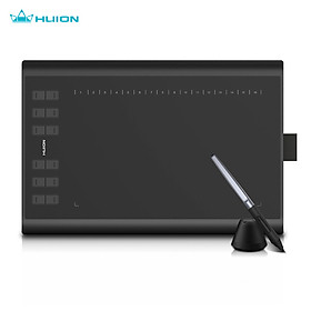 Bảng Vẽ Điện Tử HUION H1060P Bảng vẽ cảm ứng Huion 1060P New Đen