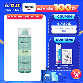 Nước Hoa Hồng cho Da Mụn Eucerin Pro ACNE Solution Toner (200ml)