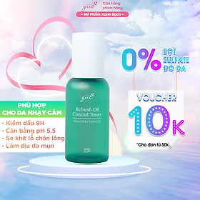 Toner Cân Bằng GUO - Refresh Oil Control Toner 100ml