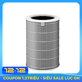 Lõi Lọc Diệt Khuẩn Cho Máy Lọc Không Khí Xiaomi Mi Air Purifier HEPA Filter Màu Xám - Hàng Chính Hãng