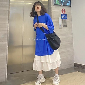 Chân váy trắng 2 tầng bao xinhh luôn