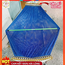 Lưới võng xếp cán gỗ 2 lớp cao cấp, chất vải dày mềm rộng, dài 235cm hàng đẹp