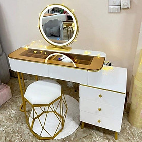 Mua Bàn trang điểm kèm gương đèn led cảm ứng