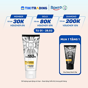 Sữa rửa mặt cho nam OXY sạch dịu nhẹ, sáng da OXY White Complete 100g