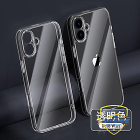 Ốp lưng cho iPhone 16 Pro Max, iPhone 16 Pro, iPhone 16 Plus, iPhone 16 hiệu LIKGUS trong suốt bảo vệ camera, chống ố, chống sốc cao cấp - Hàng chính hãng