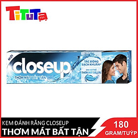 Kem đánh răng Closeup Thơm mát bất tận tinh thể băng tuyết 180g 1 Tuýp