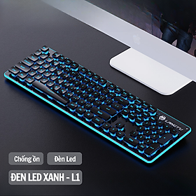 Bàn Phím Giả Cơ Gaming L1 LANGTU Phụ Kiện Máy Tính Laptop Chống Nước Kèm Đèn Led Hàng Chính Hãng