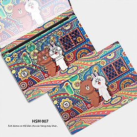 Mua Miếng Dán Laptop - Mẫu Gấu Line Brown - Thiết Kế Chuẩn Theo Từng Máy