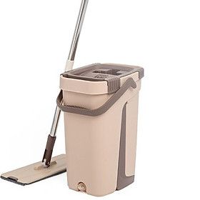 Mua Bộ cây lau nhà  chổi lau nhà tự vắt thông minh TẶNG Kèm 2 miếng lau siêu sạch LS-CKT-N
