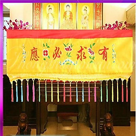 Mua Rèm treo trang trí Phật giáo có ren (1m 1m2 1m5 2m 2m5