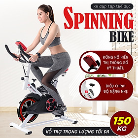 Xe đạp tập tại nhà thể dục thể thao, gym, fitness Spining Bike - giúp tăng cơ, giảm mỡ hiệu quả - TK-S303W