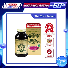 Thực phẩm chức năng Tảo xoắn Spirulina nội địa Nhật Bản 2200 viên