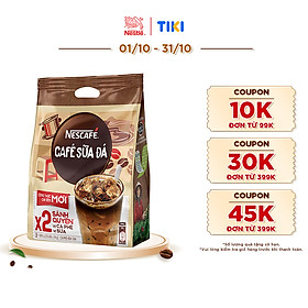 Combo 2 Bịch Cà Phê Sữa NESCAFÉ Cà Phê Sữa Đá (Bịch 25 Gói x 24g)