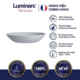 Mua Bộ 6 Đĩa Sâu Thuỷ Tinh Luminarc Diwali Granit 20cm - LUDIP0703