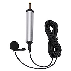 Mini Portable Wired Electret Condenser Lapel Lavalier Clip-on Musical Instrument Mic Microphone for Guitar Sax Trumpet