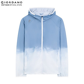 Áo Khoác Dù Nam Chống Nắng Giordano UPF 50+ Chất Mỏng Nhẹ Có Thể Gấp Gọn Windbreaker 01072011