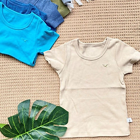 (5-13kg) ÁO COTTON THUN TAY NGẮN MÀU CHO BÉ TRAI MIATOP (Giao màu ngẫu nhiên)