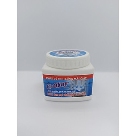 Hộp vệ sinh lồng máy giặt G-OKay 380g - Tẩy bay vết bẩn vi khuẩn khử mùi lồng giặt . Cung cấp bởi Hoàng Hà Smart Home