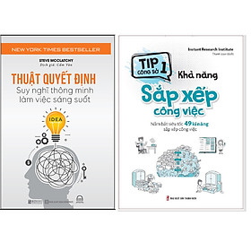 Combo Tip Công Sở 1 – Khả Năng Sắp Xếp Công Việc – Nắm Bắt Siêu Tốc 49 Kĩ Năng Nắm Bắt Công Việc+Thuật Quyết Định - Suy Nghĩ Thông Minh, Làm Việc Sáng Suốt
