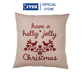 Mua Gối trang trí | JYSK Nidhug | cotton | đỏ/xám | R45xD45cm
