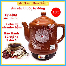 Ấm sắc thuốc bắc bằng điện tự động Xuân Tùng 2 chế độ nấu-hàng chính hãng