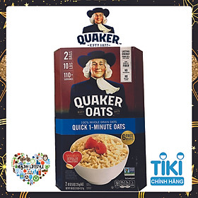 Yến Mạch Quaker Oats 1 Minute dạng hạt cán vỡ 4.52kg