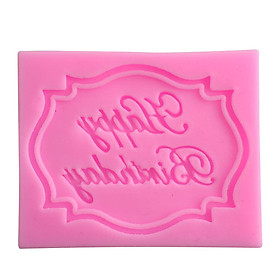 Khuôn Làm Bánh Chữ Chúc Mừng Sinh Nhật Silicone