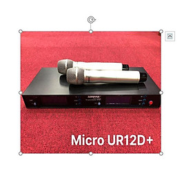 Mua Micro Shure UR12D + Màu đen - Hàng Chính Hãng
