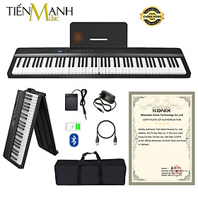 Mua  Cao Cấp  Đàn Piano Điện Konix PJ88D - 88 Phím Cảm Ứng Lực Midi Keyboard Controllers