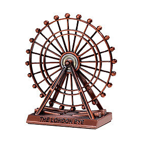 Rotatable  Wheel Statue  Figurine Sculpture Collectable Ornament Home Decor  Wheel Model for Tabletop Office Shelf Souvenir
