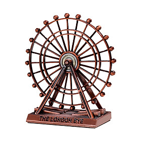 Rotatable  Wheel Statue Modern Sculpture for Tabletop TV Cabinet Shelf