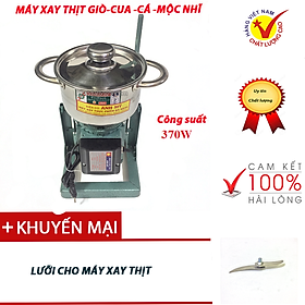 Mua Máy xay thịt giò chả mini 370w-Tặng lưỡi xay dự phòng