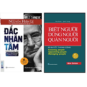 ombo Biết Người, Dùng Người, Quản Người (Bìa Cứng)+Đắc Nhân Tâm - Bản Dịch Gốc Từ Nguyễn Hiến Lê