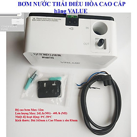 Mua Máy bơm xả nước thải máy lạnh điều hoà Value 12M 12 mét - Bơm thoát nước ngưng M1 M2