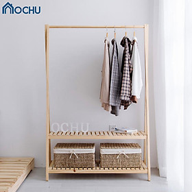 Giá Treo Quần Áo Bằng Gỗ Thông OCHU - A Hanger 2F Size M