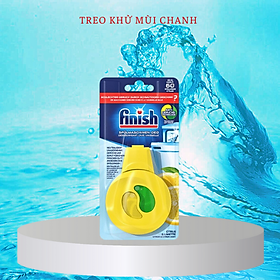 Tinh dầu treo khử mùi máy rửa chén Finish Dishwasher Freshener Lemon & Lime 4ml - hương chanh