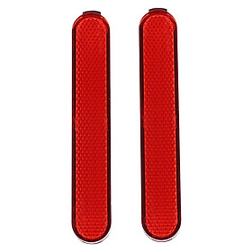 2PCS Electric Scooter Wheel Cover an toàn Phản xạ dải bảo vệ vỏ cho Xiaomi Pro2 1S M365 Reflector Cover Color: red