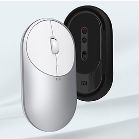 Chuột di động Xiaomi Mi 2 4-DPI 4000 2400 1800 1200 Bluetooth RF2.4 Nhôm kim loại ABS Windows 10 Android Mac