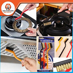 Mua Set 3 bàn chải sắt đánh bóng  cọ rửa  chà gỉ sét chuyên dụng